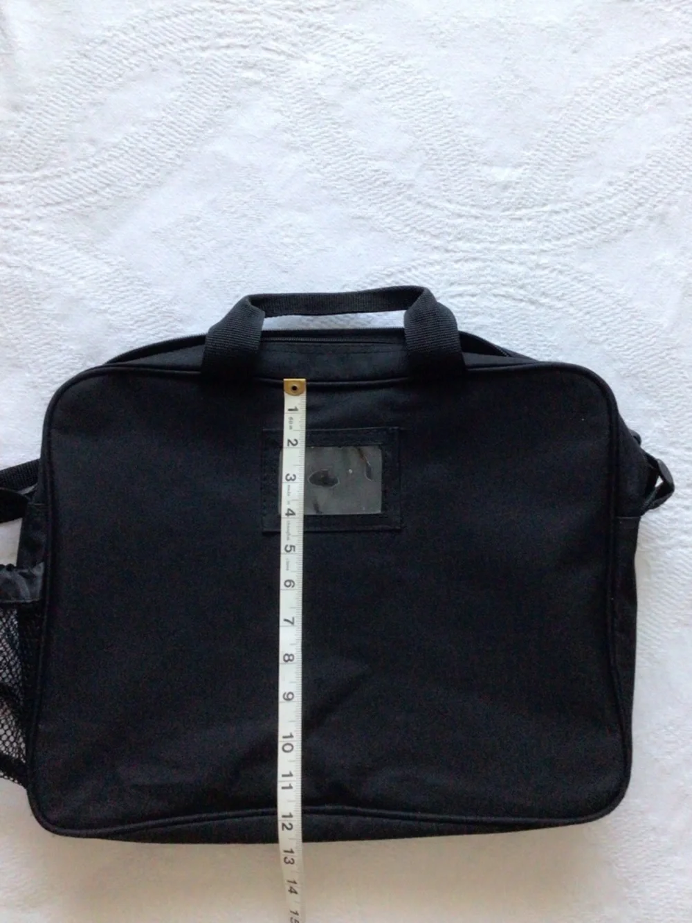 Black Laptop Bag with Adjustable Shoulder Strap